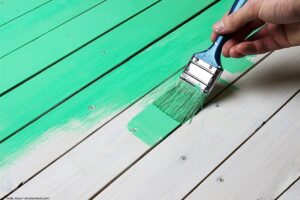 Acrylic Painting on Wood bản đồ gỗ 3d