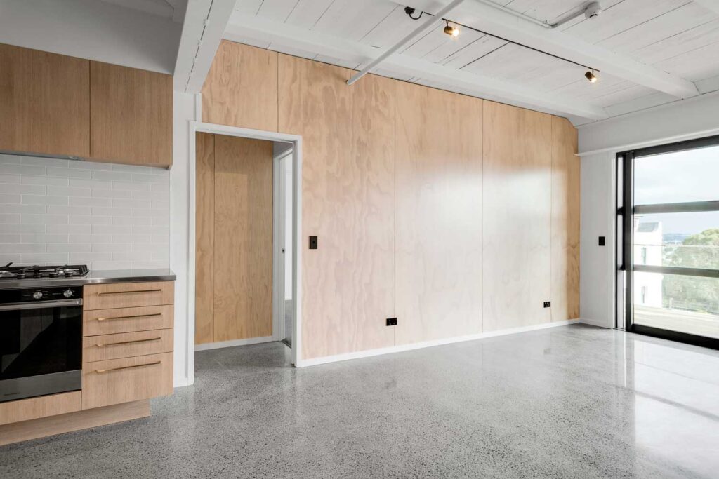 Ván ép dung trong công trình xây dựng bản đồ gỗ 3d