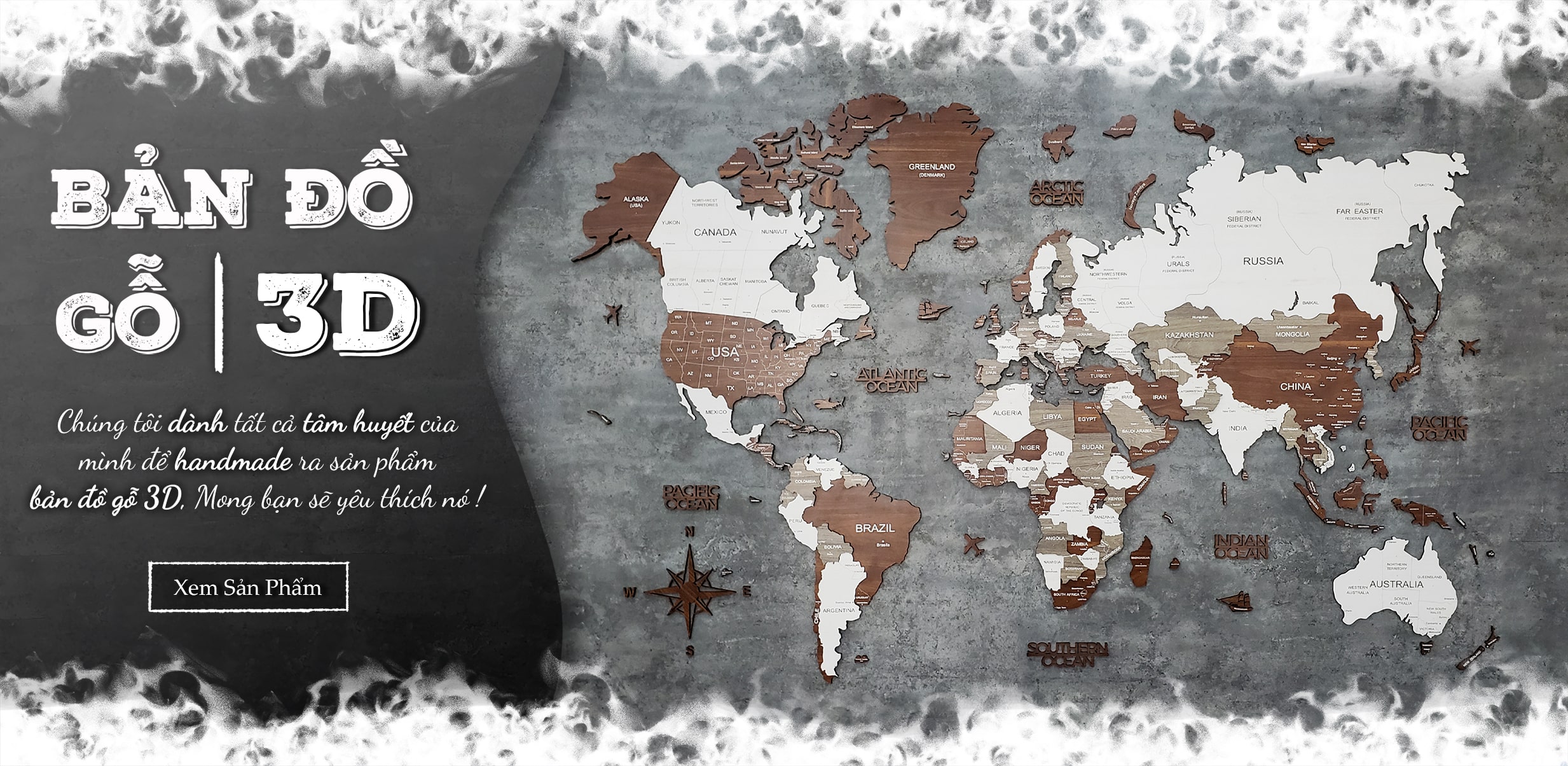 ban do go 3d banner woodencore chocolate 01